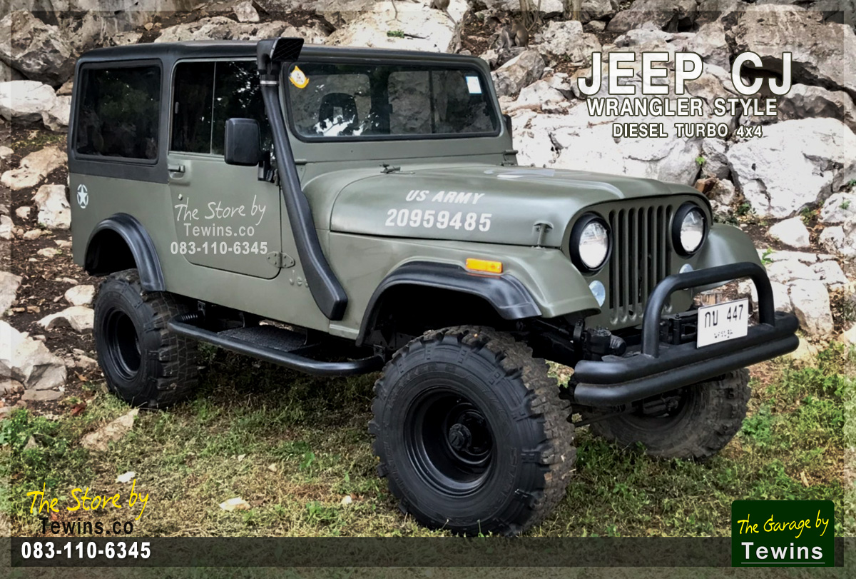 ขายรถ Jeep Willys CJ หลังคาแข็ง Diesel Turbo 4x4